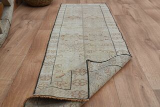 Neutral Vintage Runner Rug - Thumbnail