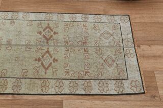 Neutral Vintage Runner Rug - Thumbnail