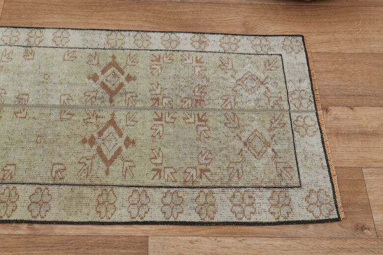 Neutral Vintage Runner Rug