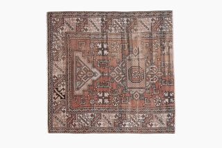 Square Vintage Area Rug - Thumbnail