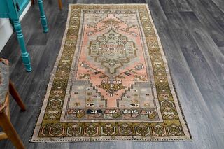 Red Oriental Vintage Area Rug - Thumbnail