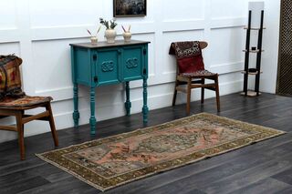 Red Oriental Vintage Area Rug - Thumbnail