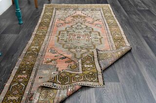 Red Oriental Vintage Area Rug - Thumbnail