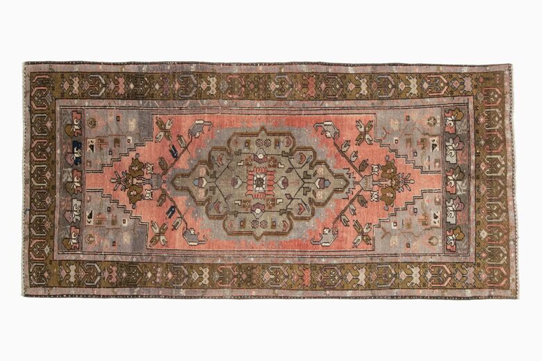 Red Oriental Vintage Area Rug