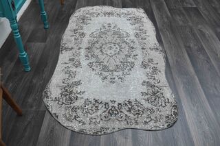 Oddly Shaped Vintage Rug - Thumbnail