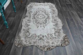 Oddly Shaped Vintage Rug - Thumbnail