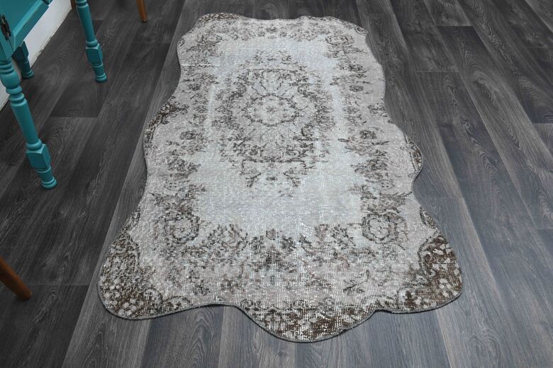 Oddly Shaped Vintage Rug