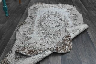 Oddly Shaped Vintage Rug - Thumbnail