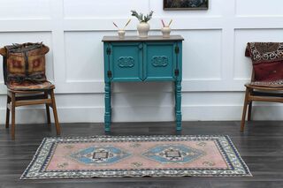 Handmade Vintage Area Rug - Thumbnail