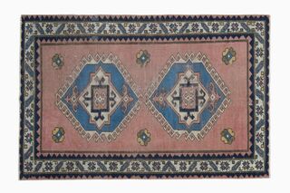 Handmade Vintage Area Rug - Thumbnail