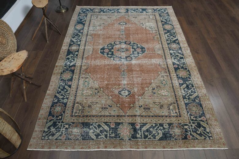 Rustic Vintage Area Rug