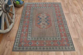 Thin Vintage Area Rug - Thumbnail