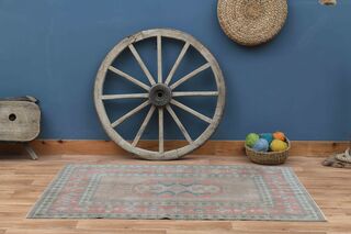 Thin Vintage Area Rug - Thumbnail