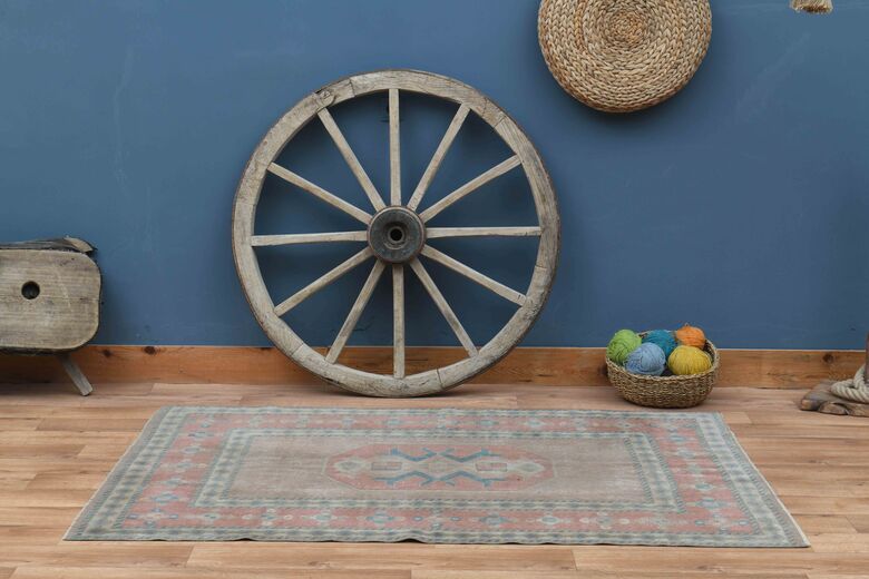 Thin Vintage Area Rug