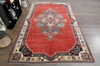 Handmade Vintage Area Rug - Thumbnail