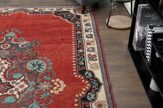 Handmade Vintage Area Rug - Thumbnail