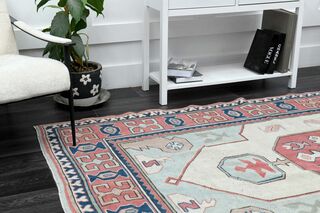 Handmade Vintage Area Rug - Thumbnail