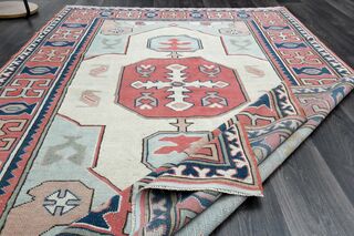 Handmade Vintage Area Rug - Thumbnail