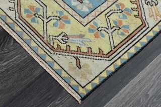 Handmade Vintage Area Rug - Thumbnail