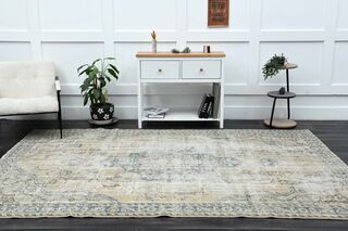 Handmade Vintage Area Rug - Thumbnail