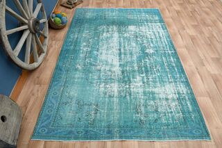 Handmade Vintage Area Rug - Thumbnail