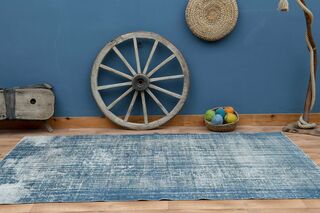 Handmade Vintage Area Rug - Thumbnail