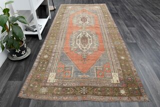 Handmade Vintage Area Rug - Thumbnail