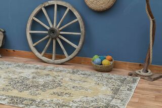 Rustic Antique Oriental Rug - Thumbnail