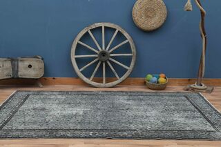 Handmade Vintage Area Rug - Thumbnail