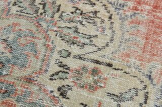 Red Antique Oriental Area Rug - Thumbnail