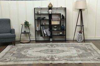 Oushak Vintage Area Rug - Thumbnail