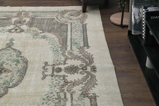 Oushak Vintage Area Rug - Thumbnail