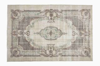 Oushak Vintage Area Rug - Thumbnail