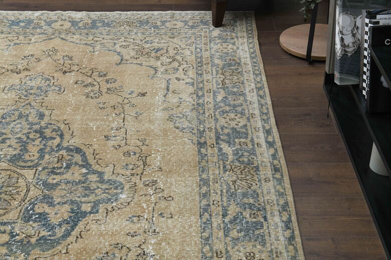 Orange Oriental Vintage Rug