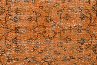 Orange Vintage Area Rug - Thumbnail