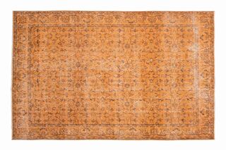 Orange Vintage Area Rug - Thumbnail