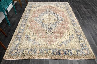 Handmade Vintage Area Rug - Thumbnail