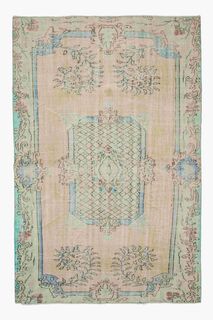 Handmade Vintage Area Rug - Thumbnail