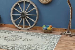 Handmade Vintage Area Rug - Thumbnail