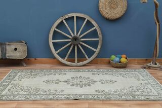 Handmade Vintage Area Rug - Thumbnail