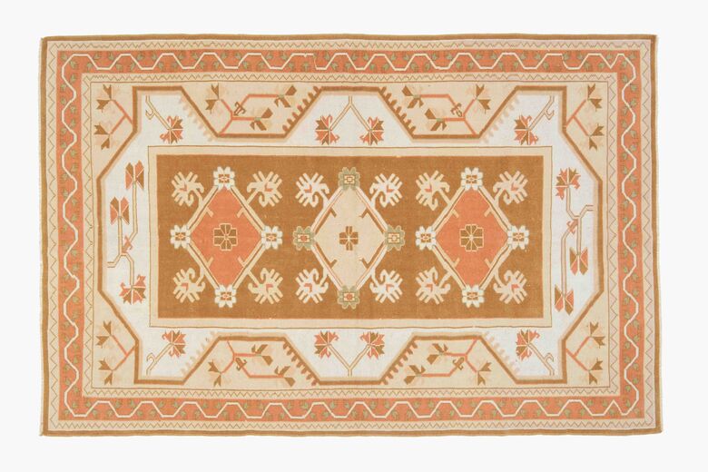 Handwoven Wool Vintage Area Rug