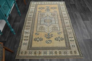 Handmade Vintage Area Rug - Thumbnail