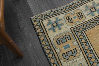 Handmade Vintage Area Rug - Thumbnail