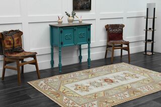 Turkish Ikat Area Rug - Thumbnail