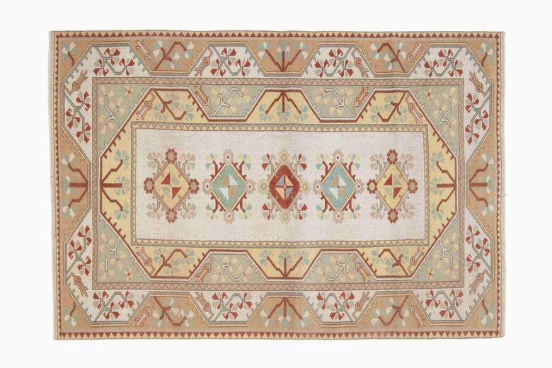 Turkish Ikat Area Rug