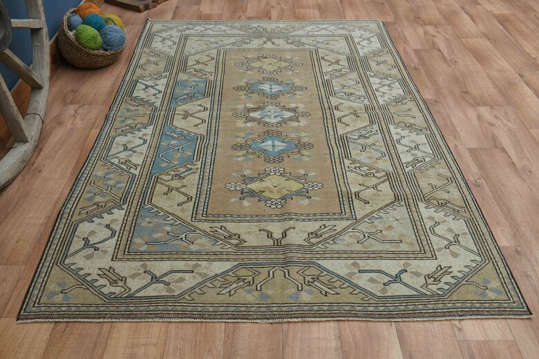 Handmade Vintage Milas Rug