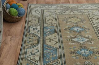 Handmade Vintage Milas Rug - Thumbnail