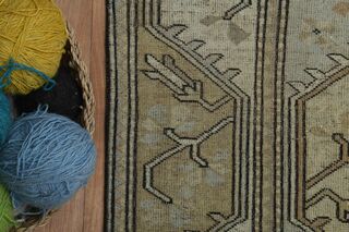 Handmade Vintage Milas Rug - Thumbnail