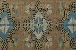 Handmade Vintage Milas Rug - Thumbnail