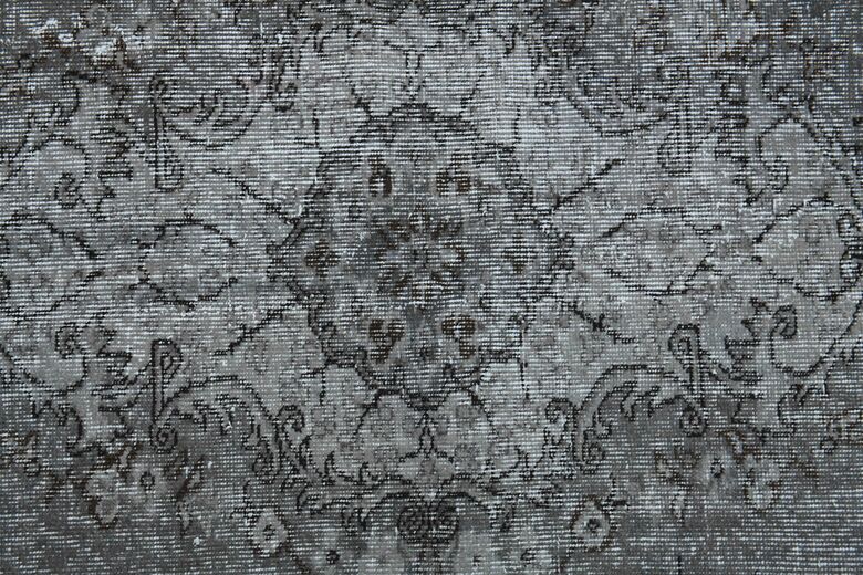 Gray Oriental Vintage Area Rug